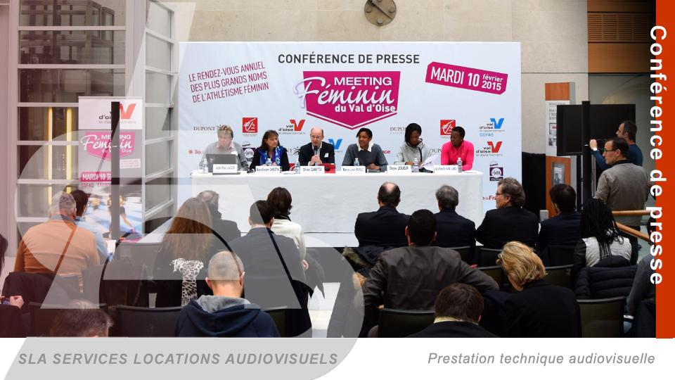 conference de presse evenement sportif